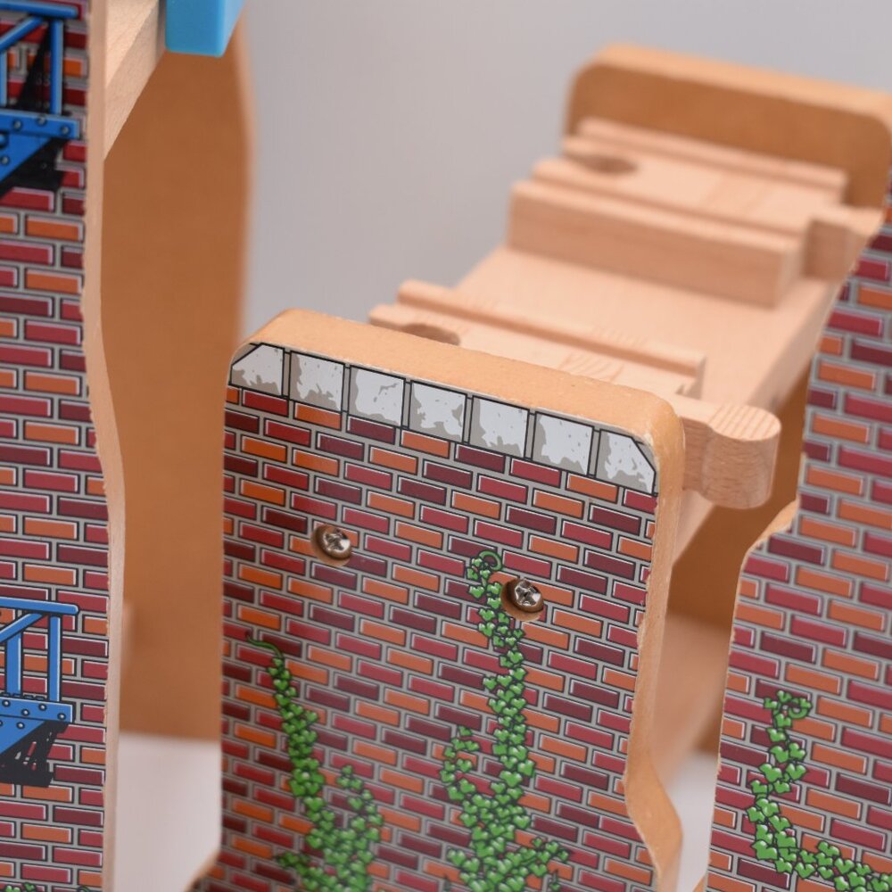 Race Wooden Mountain Risers Discontinued Replacement Pieces Thomas Tank Engine - Picture 7 of 9